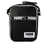 Puma Sportwear Campus Unisex-Schultertasche, verstellbar, Schwarz Einheitsgröße