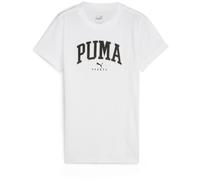T-Shirt PUMA "PUMA SQUAD Graphic Damen" Gr. L, weiß (white) Damen Shirts (64526649-L) white