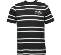 Puma SQUAD STRIPE AOP TEE Herren-T-Shirt, schwarz, größe S