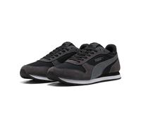 Sneaker PUMA "ST Miler Sneakers Erwachsene", Damen, Gr. 41, schwarz moody gray weiß, Obermaterial: Synthetik, Kuhleder, Textil. Futter: Textil. Innensohle: Textil. Laufsohle: Gummi, Schuhe Sneaker (51