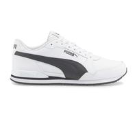 PUMA St Runner V3 Herren-Sneaker, Schnürschuhe, Freizeitschuhe, Weiß/Schwarz, 12