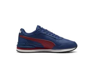 PUMA ST Runner v4 L 39906824 Sneaker für Herren - Klassische Sportschuhe aus Leder mit weicher Dämpfung - Komfortable Freizeitschuhe