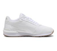 PUMA Unisex ST Runner V4 L Sneaker, White-Glacial Gray-Gum, 42 EU