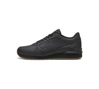 Puma ST Runner V4 L Unisex-Sneaker, Schwarz/Starkes Grau-Gum, 8.5 UK