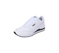 PUMA ST Runner V4 L Unisex-Sneaker, Weiß, Schwarz, Weiß, 12 UK