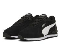 Puma ST Runner V4 SD Sneaker, Unisex, Schwarz, Weiß, Silber, 11 UK