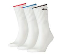 Puma Sport Crew Stripe Socken 3 Paare EU 47-49 White (Herstellerartikelnummer: 100000946-002-047)