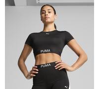 PUMA STRONG Crop T-Shirt Damen, Kleidung, Schwarz, L Black