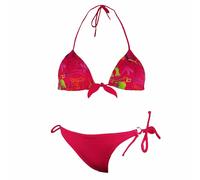 Puma Style Cats Pink Damen Triangel-Bikini mit Bindebändern EU 36 / UK 8