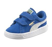 Puma Suede 2 Straps Ps, Unisex-Kinder Sneaker, Blau (Snorkel Blue-Puma White 02), 32 EU