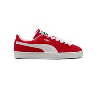 Sneaker PUMA "Suede Classic Sneakers Erwachsene", Gr. 38.5, rot (for all time rot weiß), Obermaterial: Kuhleder, Synthetik; Futter: Synthetik, Textil; Innensohle: Textil; Laufsohle: Gummi, Schuhe (462