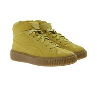 PUMA Suede Platform Mid Damen Plateau-Sneaker Echt-Leder Hi-Top Sneaker 366018 03 Sand-Beige 37 1/2
