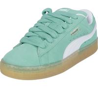 Puma Suede XL Sneakers Unisex Schuhe | Mit Colorful | Aquatic/White | Größe: 38 Green