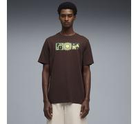 PUMA Sunset Drive Graphic T-Shirt Herren, Kleidung, Braun, XS