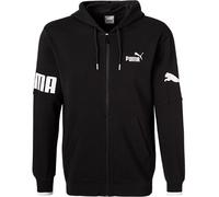 PUMA Sweatjacke Herren Baumwolle schwarz, S
