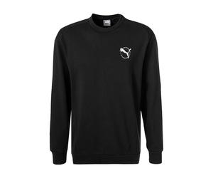 PUMA Sweatshirt Herren Baumwolle schwarz, L