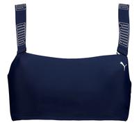 PUMA Damen Bikinioberteil Bandeau dunkelblau | XS