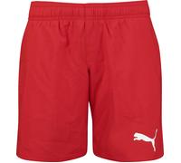 PUMA SWIM BOYS MEDIUM LENGTH SHORTS 140 RED
