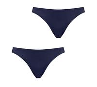 PUMA Swim Damen Classic Bikini Bottom 2er Multipack XS S M L XL Schwarz Blau Rot Badehose Bikini Höschen 20% Elasthan, Größe:M, Packgröße:2 Stück, Farbe:Navy (001)