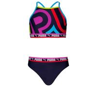 Puma Triangel-Bikini PUMA SWIM GIRLS PLACED PRINT Mädchen Gr. 128, mehrfarbig