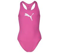 Badeanzug PUMA "PUMA SWIM GIRLS RACERBACK SWIMSUIT", Kinder, Gr. 152, N-Gr, electric orchid, Obermaterial: 80% Polyamid, 20% Elasthan, Badeanzüge Badeanzug, Racerback-Passform (46211536-152) electric