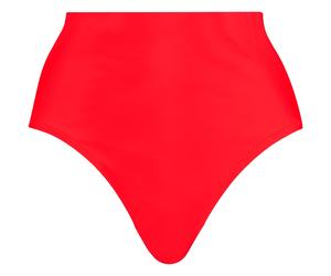 PUMA Swim High-Waist Brief Bikinihose Damen 02 - red XL