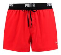 PUMA Swim Logo Shorts Length BadeShortss Herren 02 - red XS
