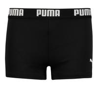 PUMA Badehose Swim Boys Logo Trunk – schnelltrocknend, chlorbeständig – Black Größe 164