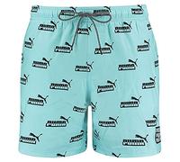 PUMA Swim Men's No. 1 Logo All-Over-Print Mid Shorts