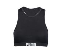 PUMA Frauen Racerback Swim Top Bikini Oberteil, Schwarz, XL