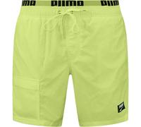Puma Swim Utility Mid Short Badehose Herren fast yellow M