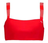 PUMA Damen Bikinioberteil Bandeau rot | L