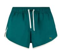Badehose PUMA "PUMA SWIM WOMEN WOVEN SHORTS", Damen, Gr. S, N-Gr, emerald ice, Obermaterial: 100% Polyester, Badehosen Badehose (45849532-S) emerald ice