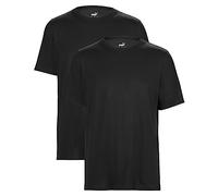 PUMA T-Shirt Herren Statement Deluxe Edition - Baumwolle - 2er Pack - Black - Gr. XL