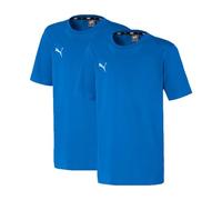 PUMA T-Shirt Kinder 2er Pack Doppelpack - Blue - Gr. 164