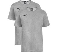 PUMA T-Shirt Kinder 2er Pack Doppelpack - Grey - Gr. 152