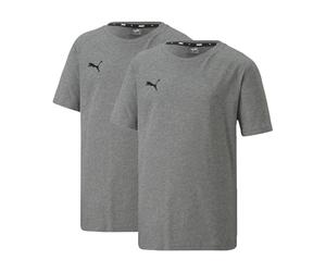 PUMA T-Shirt Kinder 2er Pack Doppelpack - Grey - Gr. 152