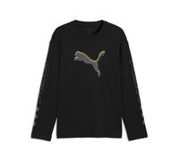 PUMA T-Shirt "PUMA Sport Relaxed Street Langarmshirt Herren" (95179927-XXL) schwarz