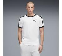 PUMA T7 Big Cat Ringer-T-Shirt Herren, Kleidung, Weiß, XS