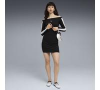PUMA T7 Kleid Damen, Kleidung, Schwarz, L