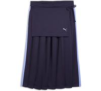 PUMA T7 Midi Faltenrock Damen 64 - deep plum XL