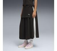 PUMA T7 Midi Faltenrock Damen, Kleidung, Schwarz, XS Black