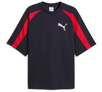 PUMA T7 Oversized Pique Big Cat T-Shirt Herren 16 - new navy XL