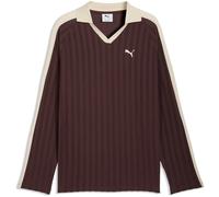 PUMA T7 Relaxed Langarmpolo Herren, Kleidung, Braun, S Brown