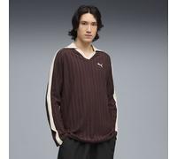 PUMA T7 Relaxed Langarmpolo Herren, Kleidung, Braun, XXL Brown