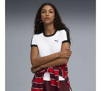 PUMA T7 Slim T-Shirt Damen, Kleidung, Weiß, M White
