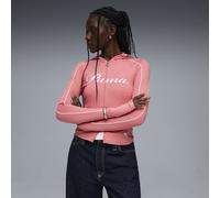 PUMA T7 Street Glam Hoodie Damen, Kleidung, Rosa, L