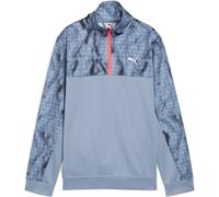 Puma TAD ESS AOP Poly Half-Zip Jungen Jacke, blau 140