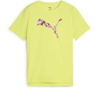 Puma TAD ESS Cat Logo Graphic Mädchen T-Shirt, gelb 128