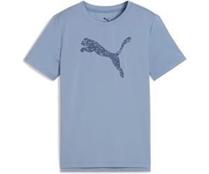 Puma TAD ESS Logo Graphic Mädchen T-Shirt, blau 140